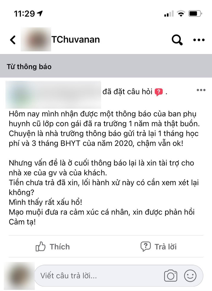 Tin nhắn do phụ huynh nhà trường cung cấp. Tin nhắn do phụ huynh nhà trường cung cấp.