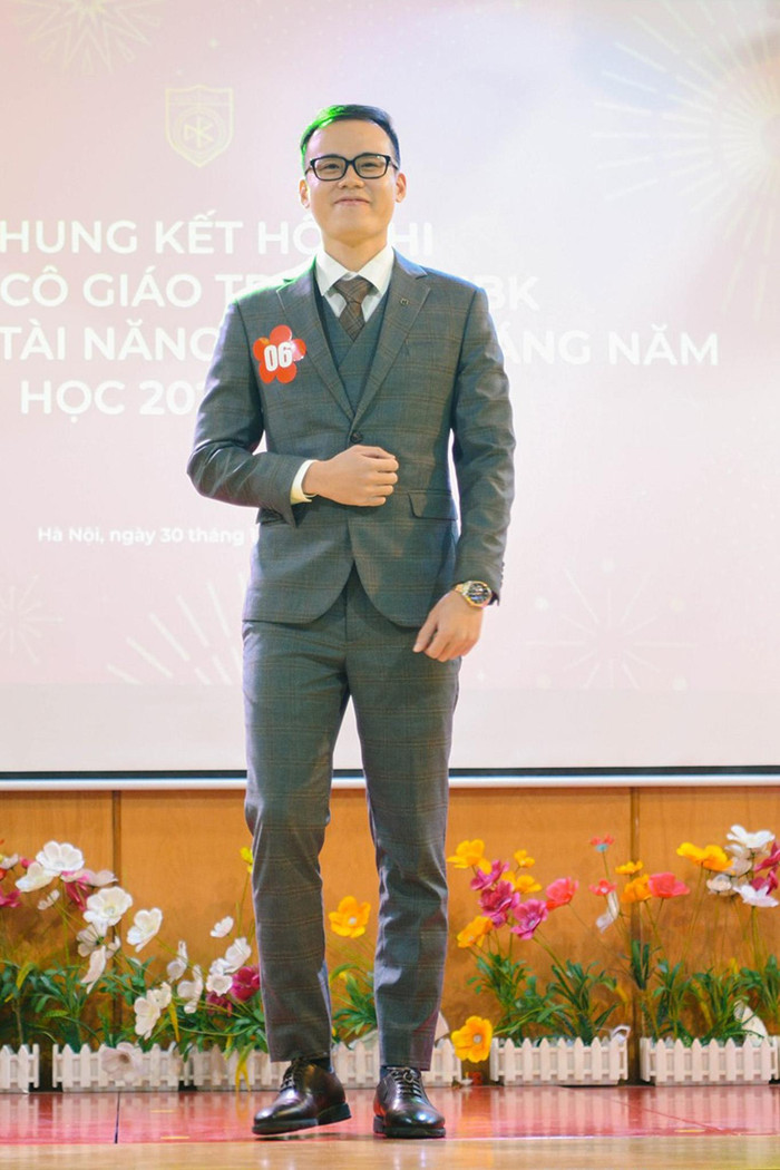 Nhiều thầy giáo của Trường Nguyễn Bỉnh Khiêm cũng tham dự cuộc thi. Ảnh: Trường NBK.