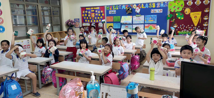 Tiết học cùng tìm hiểu về Covid - 19 của học sinh lớp 2Q2 Trường Tiểu học Đoàn Thị Điểm, Hà Nội. Ảnh minh họa chụp năm 2020. Tiết học cùng tìm hiểu về Covid - 19 của học sinh lớp 2Q2 Trường Tiểu học Đoàn Thị Điểm, Hà Nội. Ảnh minh họa chụp năm 2020.