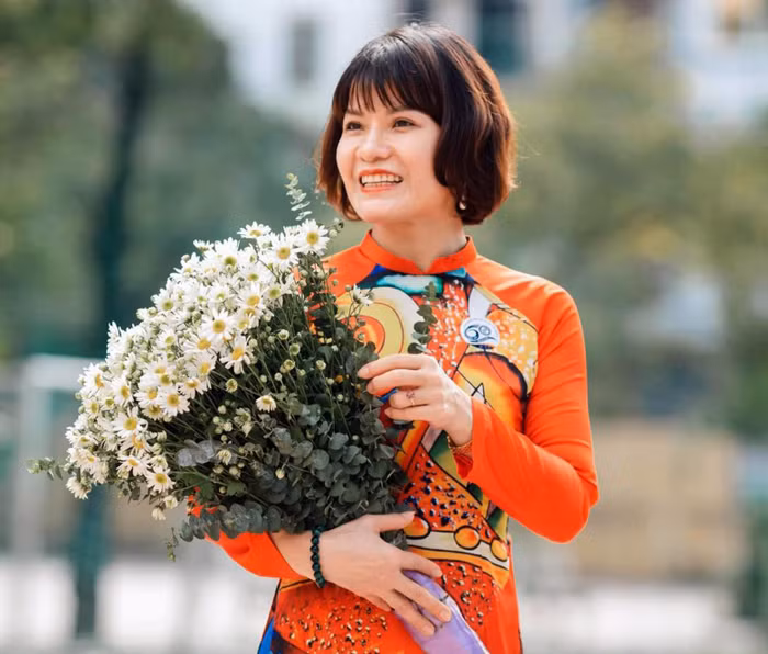 Nhà giáo Nguyễn Thị Nhiếp: "Ở Trường trung học phổ thông Yên Hòa tôi cũng đã rất cố gắng, tuy nhiên vẫn chưa thực sự xứng đáng với công sức của các giáo viên, sự thật là như vậy". Ảnh: T.D.