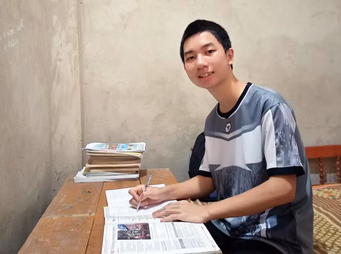 Quang chọn ngành Tự động hoá vì tìm hiểu thấy hiện ngành này đang thiếu nhiều kỹ sư. Ảnh: NVCC.