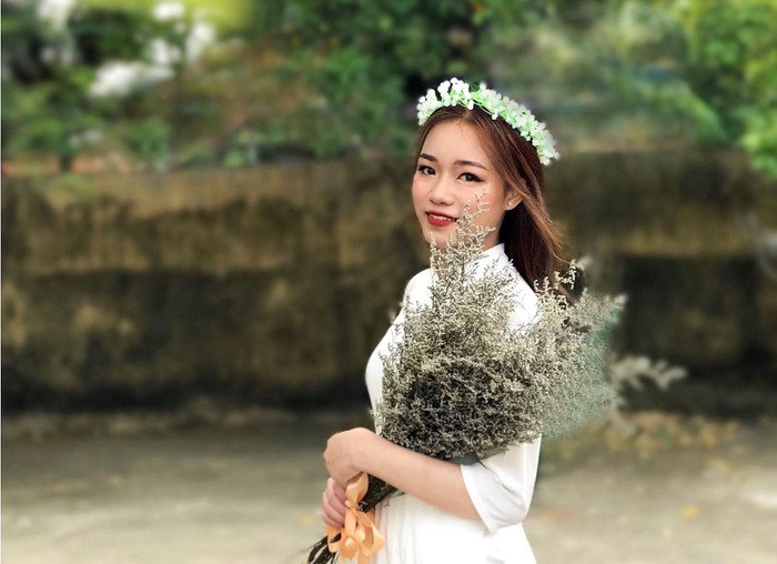 Em Vũ Thị Thúy Quỳnh: &quot;Bản thân mình phải luôn cập nhật, học hỏi tiếp thu những kiến thức mới ở các nước phát triển… em nghĩ rằng đam mê thì sẽ thành công&quot;. Ảnh: NVCC.