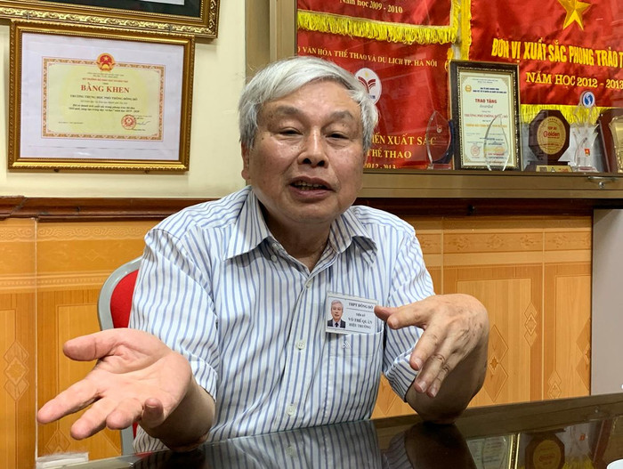 Tiến sĩ Võ Thế Quân: “Vấn đề học thật, thi thật, chất lượng thật luôn là điều cốt lõi của bất cứ một nền giáo dục nào, đây là vấn đề sống còn của cả một hệ thống giáo dục, là thước đo của một quốc gia". Ảnh: Tùng Dương.