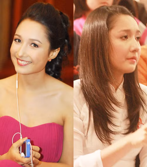 Cuối năm ngoái, đại diện cho mẹ xuất hiện với vai trò đại sứ của chương trình Trái tim cho em, con gái của Mỹ Linh - Anh Quân, Anna Trương, đã rơi nước mắt vì các bệnh nhi. Dù là cười thật tươi hay khóc thì Anna Trương cũng đều vô cùng xinh đẹp.