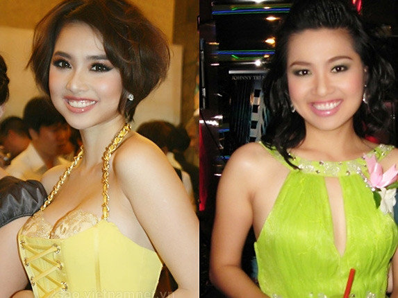 Khi Đinh Ngọc Diệp cười, cô cùng có nét khá giống với diễn viên Lê Khánh. Xem thêm: Để tóc tết, Sao Việt ai "ngoan hiền" hơn ai? (P1) Khi Đinh Ngọc Diệp cười, cô cùng có nét khá giống với diễn viên Lê Khánh. Xem thêm: Để tóc tết, Sao Việt ai "ngoan hiền" hơn ai? (P1)