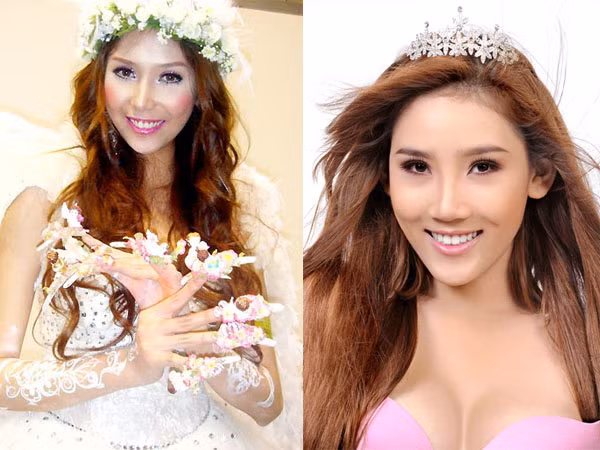 Trong khi đó, người mẫu 9x Bắc Linh lại có gương mặt khá lạnh giống kiểu của Hoàng Yến. Xem thêm: Để tóc tết, Sao Việt ai "ngoan hiền" hơn ai? (P1)