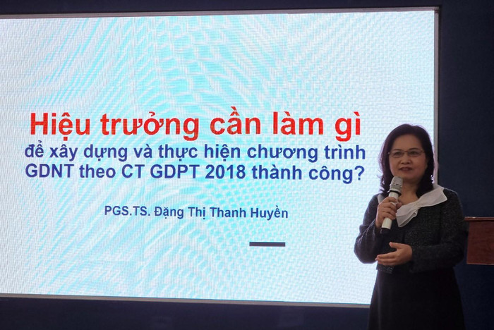 Phó Giáo sư. Tiến sĩ Đặng Thị Thanh Huyền phát biểu tại tọa đàm (Ảnh: Phương Linh) Phó Giáo sư. Tiến sĩ Đặng Thị Thanh Huyền phát biểu tại tọa đàm (Ảnh: Phương Linh)