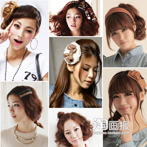 Chỉ cần một chút thay đổi ở kiểu tóc, bạn đã có thể tạo ra cho mình diện mạo mới mẻ, dễ thương và "hút mắt" các chàng. (Ảnh: huabao) Xem thêm: Những mái tóc vàng óng được khát khao nhất thế giới