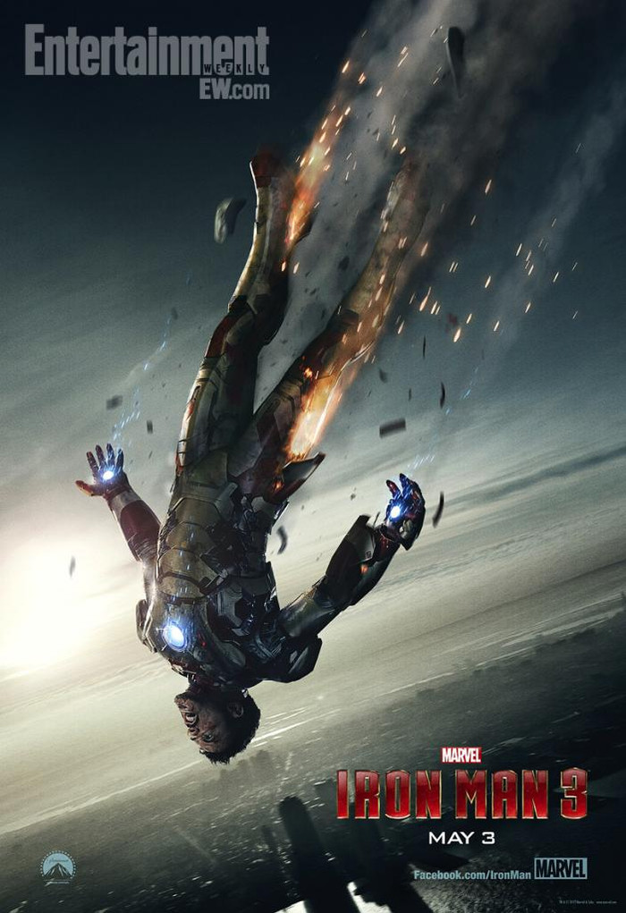 Poster chính thức của Iron Man 3. Poster chính thức của Iron Man 3.