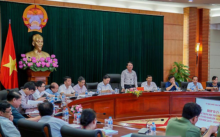 Hải Phòng họp Ban chỉ đạo kỳ thi Trung học phổ thông quốc gia năm 2019 và tuyển sinh vào lớp 10 Trung học phổ thông năm học 2019-2020. (Ảnh: CTV) Hải Phòng họp Ban chỉ đạo kỳ thi Trung học phổ thông quốc gia năm 2019 và tuyển sinh vào lớp 10 Trung học phổ thông năm học 2019-2020. (Ảnh: CTV)