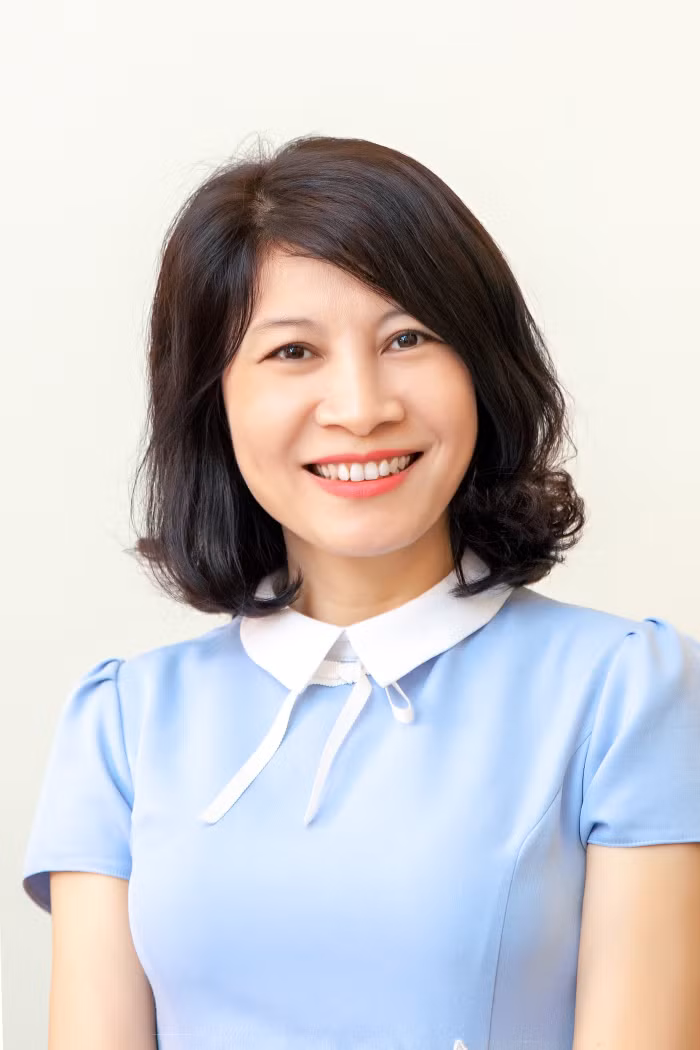 Cô giáo Nguyễn Thị Kim Viên, Hiệu trưởng Trường Tiểu học Võ Thị Sáu (Ảnh: Nhà trường cung cấp)