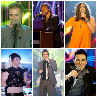 Hóa thân của Kyo York: Richky Martin, Lionel Richie, Siu Black (hàng đầu), Lady Gaga, Hà Anh Tuấn, Lam Trường (hàng hai), Hồ Ngọc Hà, Quang Dũng và Đăng Dương (hàng cuối). Hóa thân của Kyo York: Richky Martin, Lionel Richie, Siu Black (hàng đầu), Lady Gaga, Hà Anh Tuấn, Lam Trường (hàng hai), Hồ Ngọc Hà, Quang Dũng và Đăng Dương (hàng cuối).