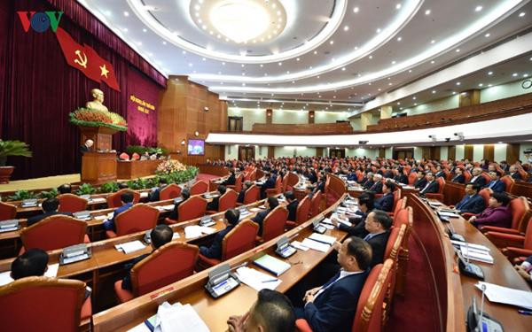 Hội nghị Trung ương 10 sẽ bàn nhiều nội dung quan trọng của Đảng và đất nước. Trong ảnh là phiên khai mạc Hội nghị Trung ương 9, khóa XII vào tháng 12/2018. (Ảnh: vov.vn) Hội nghị Trung ương 10 sẽ bàn nhiều nội dung quan trọng của Đảng và đất nước. Trong ảnh là phiên khai mạc Hội nghị Trung ương 9, khóa XII vào tháng 12/2018. (Ảnh: vov.vn)