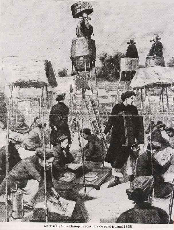 Hình vẽ trường thi năm 1895.