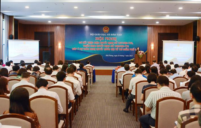 Quang cảnh hội nghị (Ảnh: moet.gov.vn) Quang cảnh hội nghị (Ảnh: moet.gov.vn)