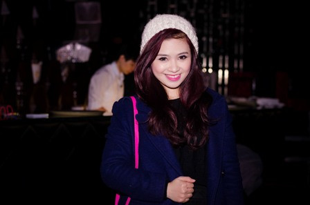 Dương Hoàng Yến cũng đến ủng hộ Ngọc Anh