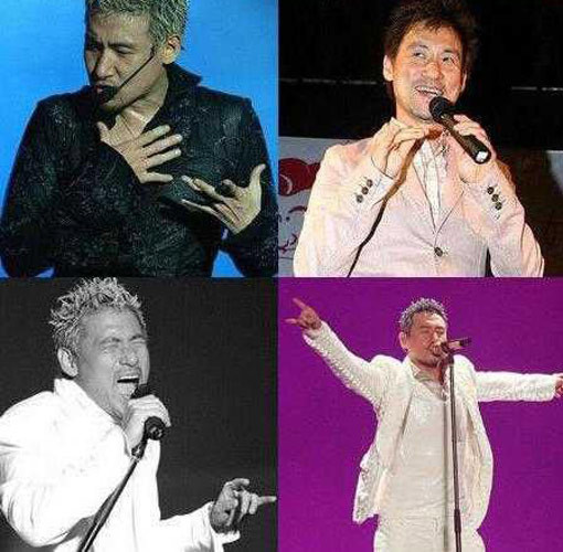 Nam ca sĩ Trương Học Hữu luôn biết sử dụng các ngón tay của mình một cách linh hoạt, bất luận khi anh đang biểu diễn trên sân khấu hay nói chuyện với mọi người. Khi vui thì giang cả hai tay như muốn ôm chầm lấy mọi người, khi da diết thì nhắm nghiền hai mắt.