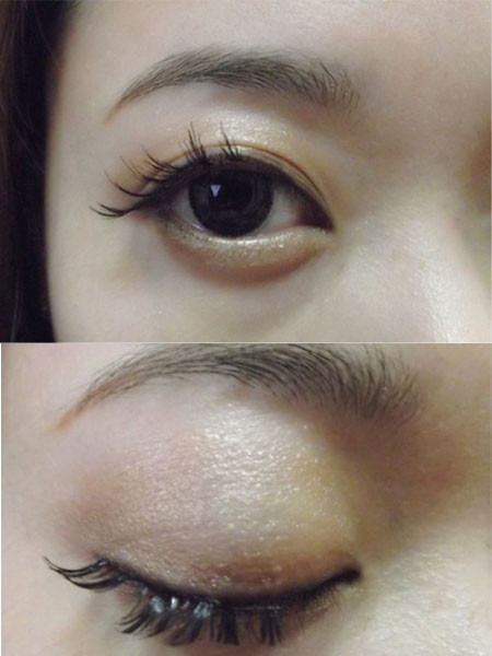 Mắt sau khi được gắn mi giả. Xem thêm: Trang điểm xinh / Bộ sưu tập váy chào hè 2012. Mắt sau khi được gắn mi giả. Xem thêm: Trang điểm xinh / Bộ sưu tập váy chào hè 2012.