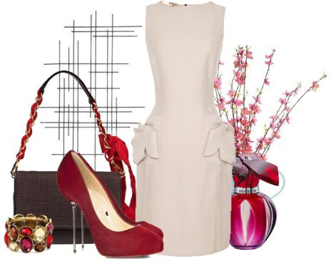 Váy sát nách là hở hang? Không hề. Nếu bạn đang duy trì suy nghĩ ấy thì hãy mau mau dẹp ngay tức khắc. Váy sát nách tông màu nude, được may khoét khéo léo-tinh tế sẽ tôn lên vẻ đẹp thanh lịch, trang nhã của bạn. Thêm vào đó, các phụ kiện đi kèm gồm túi xắc xinh, giày cao gót sẽ nâng tầm phong cách của bạn. (Ảnh: S) Xem thêm: Thời trang công sở/ Phong cách thời trang Hồ Ngọc Hà.