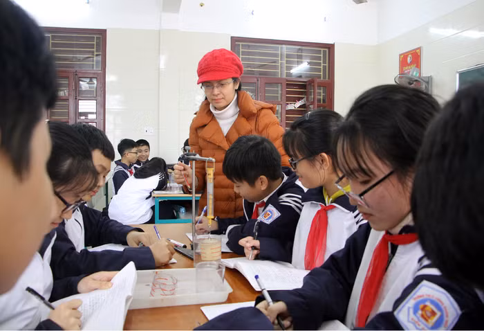 Cô Chang là một trong những giáo viên tiên phong trong dạy học tích hợp STEM (Ảnh: Lã Tiến)