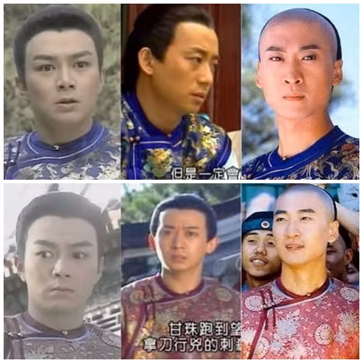 Phùng Quang Vinh, Lưu Tử Úy và Châu Kiệt (từ trái sang) "đụng hàng" khá nhiều lần.