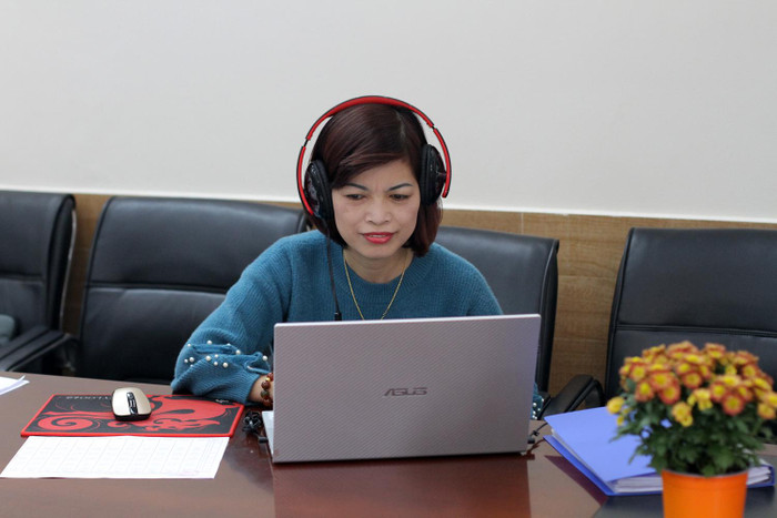 Tỷ lệ học sinh tham gia học trực tuyến tại Trường Trung học cơ sở Tô Hiệu những ngày đầu sau nghỉ lễ đạt trên 90% (Ảnh: Lã Tiến) Tỷ lệ học sinh tham gia học trực tuyến tại Trường Trung học cơ sở Tô Hiệu những ngày đầu sau nghỉ lễ đạt trên 90% (Ảnh: Lã Tiến)