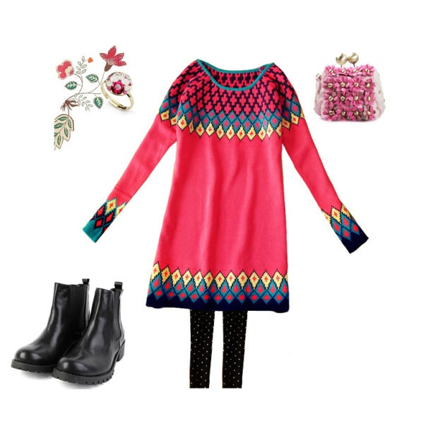 Nếu nàng ta mới sắm đôi giày đen “xịn”, hãy lựa áo len hồng, dệt hoa văn gấu và tay áo. Vì sao ư? Vì hồng và đen là sự kết hợp hoàn hảo. Nếu nàng ta mới sắm đôi giày đen “xịn”, hãy lựa áo len hồng, dệt hoa văn gấu và tay áo. Vì sao ư? Vì hồng và đen là sự kết hợp hoàn hảo.