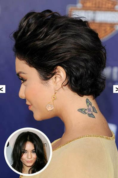 Nữ ca sĩ nhạc R&B Rihanna với 8 hình xăm trong đó đặc biệt là một dải các ngôi sao phía sau gáy và dòng chữ bằng tiếng Ả Rập "Freedom in God" ở cánh tay trái. Một hình đầu lâu ở mắt cá chân trái, hình nốt nhạc ở bàn chân phải, một ngôi sao trên tai trái, biểu tượng cung Song Ngư đằng sau tai phải và chữ "Love" trên ngón tay giữa.