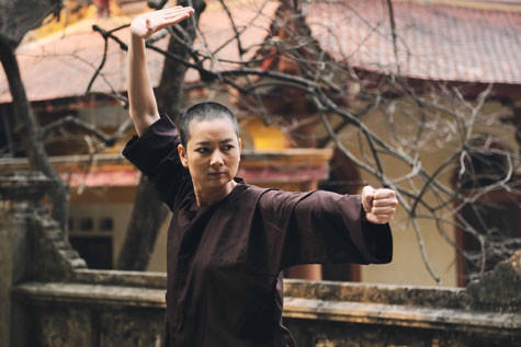 Trong phim, Thúy Vinh có nhiều cảnh võ thuật Trong phim, Thúy Vinh có nhiều cảnh võ thuật