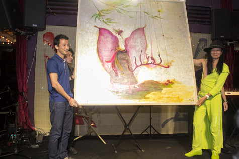 Bức tranh Tại Gió của Đào Anh Khánh được bán với giá 4.500 USD