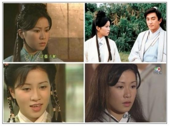 Số 50. Xa Thi Mạn vai Miêu Nhược Lan trong “Tuyết sơn phi hồ” 1999, vai A Cửu trong “Bích huyết kiếm” và Chu Chỉ Nhược trong “Ỷ thiên đồ long ký” 2001. Số 50. Xa Thi Mạn vai Miêu Nhược Lan trong “Tuyết sơn phi hồ” 1999, vai A Cửu trong “Bích huyết kiếm” và Chu Chỉ Nhược trong “Ỷ thiên đồ long ký” 2001.