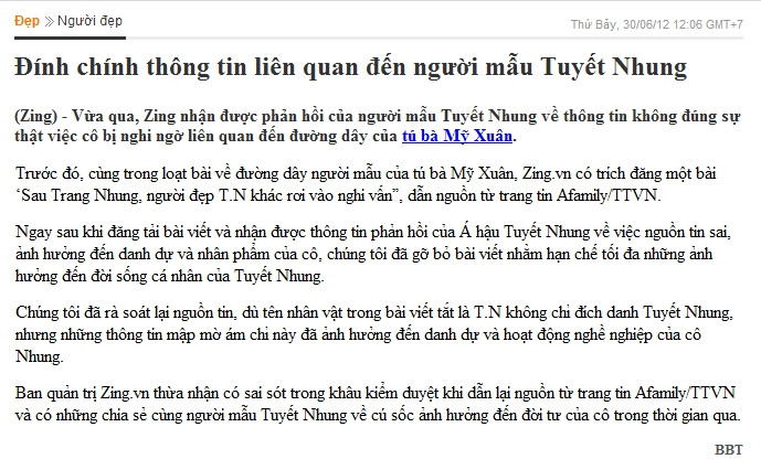 Nội dung được Zing.vn đăng tải Nội dung được Zing.vn đăng tải