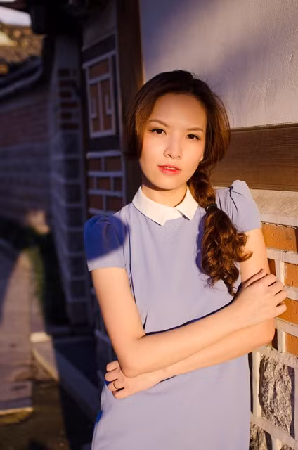 Ngoài du lịch thăm quan thắng cảnh Hàn Quốc, Đan Lê còn khám phá và học hỏi thêm được công nghệ may mặc tại Hàn.