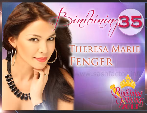 Theresa Fenger mang SBD 35 tại cuộc thi Miss Philippines 2013.