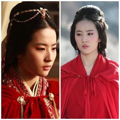 Tạo hình Điêu Thuyền trong phim Đồng Tước Đài.