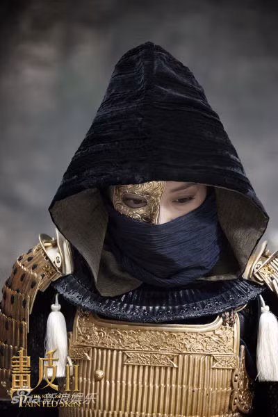 Triệu Vy với bộ giáp nặng 20kg