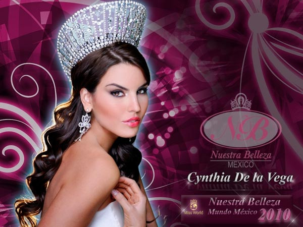 Hoa hậu Thế giới Mexico 2010 (Nuestra Belleza Mundo México 2010) - Cynthia Alejandra de la Vega Oates. Ba tháng trước khi bay sang London (nước Anh) để tham dự cuộc thi Hoa hậu Thế giới 2011, Á hậu 1 của cuộc thi Hoa hậu Mexico 2010 bất ngờ bị tước vương miện với lý do thiếu kỷ luật, thiếu trách nhiệm. Hoa hậu Thế giới Mexico 2010 (Nuestra Belleza Mundo México 2010) - Cynthia Alejandra de la Vega Oates. Ba tháng trước khi bay sang London (nước Anh) để tham dự cuộc thi Hoa hậu Thế giới 2011, Á hậu 1 của cuộc thi Hoa hậu Mexico 2010 bất ngờ bị tước vương miện với lý do thiếu kỷ luật, thiếu trách nhiệm.
