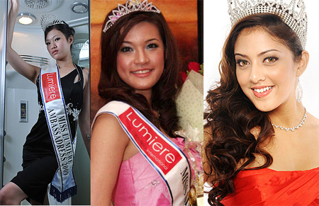 Sau đó cô còn được CNN bình chọn là một trong 25 nhân vật có ảnh hưởng nhất châu Á năm 2009 với biệt danh "Nữ hoàng gây chú ý". Ngay lập tức Á hậu 1 Claire Lee được đội vương miện và hớn hở chuẩn bị cho HHTG 2009. Nhưng dân tình hết sức bất ngờ vì Claire Lee từ chối với lý do cực kỳ lạ lùng: “Tôi bị chấn thương ở vùng lưng nên không thể đứng lâu được.”. Đau đầu vì các người đẹp, hội đồng Hoa hậu Singapore lại lên đường tìm chủ nhân cho chiếc vương miện. Ngày 9/10, Á hậu 2 Pilar Carmelita Arlando chính thức trở thành tân Hoa hậu Singapore 2009. Pilar lại bị ‘xỉa xói’ liên tục vì sự thiếu hiểu biết những kiến thức cơ bản về đất nước mình. Cô không hề nhớ ngày quốc khánh, người đẹp còn cho rằng sư tử biển, biểu tượng của đất nước Singapore tuyệt chủng năm 1965 mà không biết rằng đó là loài vật hư cấu. Ảnh. Hoa hậu, Á hậu 1 và Á hậu 2 Singapore lần lượt “lên ngôi”) Sau đó cô còn được CNN bình chọn là một trong 25 nhân vật có ảnh hưởng nhất châu Á năm 2009 với biệt danh "Nữ hoàng gây chú ý". Ngay lập tức Á hậu 1 Claire Lee được đội vương miện và hớn hở chuẩn bị cho HHTG 2009. Nhưng dân tình hết sức bất ngờ vì Claire Lee từ chối với lý do cực kỳ lạ lùng: “Tôi bị chấn thương ở vùng lưng nên không thể đứng lâu được.”. Đau đầu vì các người đẹp, hội đồng Hoa hậu Singapore lại lên đường tìm chủ nhân cho chiếc vương miện. Ngày 9/10, Á hậu 2 Pilar Carmelita Arlando chính thức trở thành tân Hoa hậu Singapore 2009. Pilar lại bị ‘xỉa xói’ liên tục vì sự thiếu hiểu biết những kiến thức cơ bản về đất nước mình. Cô không hề nhớ ngày quốc khánh, người đẹp còn cho rằng sư tử biển, biểu tượng của đất nước Singapore tuyệt chủng năm 1965 mà không biết rằng đó là loài vật hư cấu. Ảnh. Hoa hậu, Á hậu 1 và Á hậu 2 Singapore lần lượt “lên ngôi”)