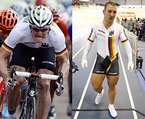 Andre Greipel và đồng đội Forstemann khi thi đấu. Ảnh: Sun. Andre Greipel và đồng đội Forstemann khi thi đấu. Ảnh: Sun.