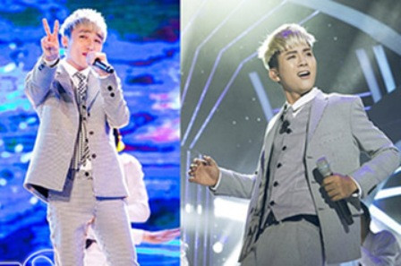 Sơn Tùng (bên trái) và Hoài Lâm (bên phải). (Xem thêm: Con trai lần thứ 3 giành 100 triệu, Hoài Linh "lạy con") Sơn Tùng (bên trái) và Hoài Lâm (bên phải). (Xem thêm: Con trai lần thứ 3 giành 100 triệu, Hoài Linh "lạy con")