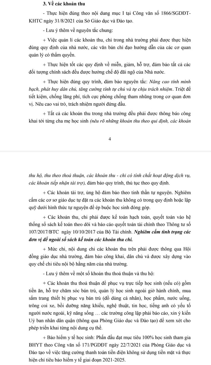 Công văn 234 ngày 9/9/2021 của Phòng Giáo dục và Đào tạo quận Kiến An (Ảnh: Lã Tiến) Công văn 234 ngày 9/9/2021 của Phòng Giáo dục và Đào tạo quận Kiến An (Ảnh: Lã Tiến)