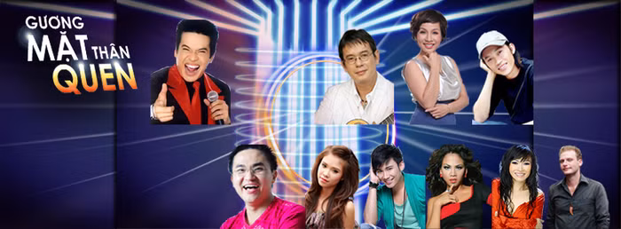 Tham dự "Gương mặt thân quen" là rất nhiều người nổi tiếng và uy tín trong làng giải trí.