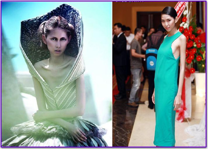 Mặc dù sở hữu thân hình "trước sau như một" nhưng cô gái mệnh danh "Kate Moss Việt Nam" - Thùy Dương vẫn gợi cảm, và chẳng bao giờ tìm cách che giấu cặp tuyết lê gần như không có của mình.