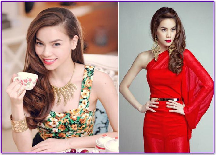 Bằng gu thời trang sành điệu và tinh tế của mình, Hồ Ngọc Hà vẫn đẹp rạng ngời và nổi bật trong những sự kiện có sự góp mặt của mình, bên cạnh những "mỹ nhân khoe ngực"