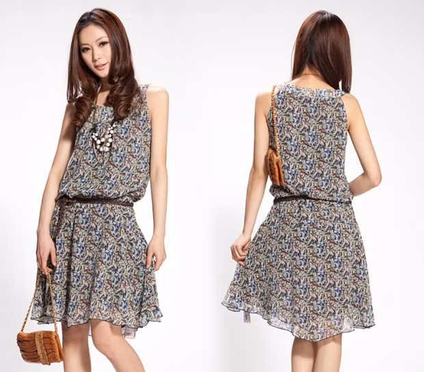 Các bạn gái thường ngại mặc váy tay trần tới công sở, vì nghĩ rằng nó tạo cảm giác thiếu lịch sự. Tuy nhiên, với chiếc váy điệu xinh, được cắt may đơn giản nhưng cực kỳ tinh tế này, bạn có thể hoàn toàn tự tin diện đi làm. Xem thêm: Váy xinh chào hè 2012/ Tuyệt đẹp: sơ mi cho quý cô công sở