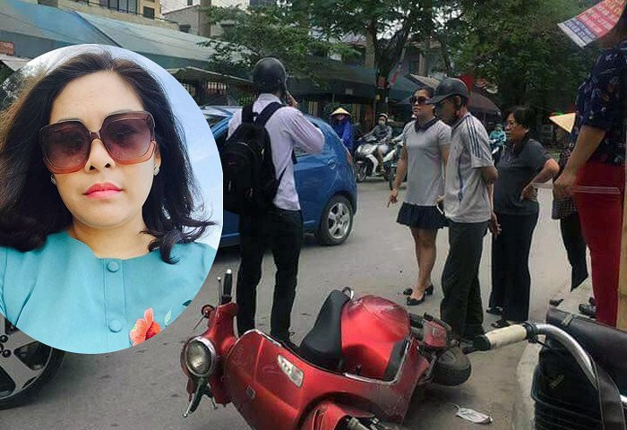 Bà Dương Thị Thùy Trang nói &quot;con người không quan trọng&quot; sau va chạm giao thông gây bức xúc dư luận (Ảnh cắt từ clip).