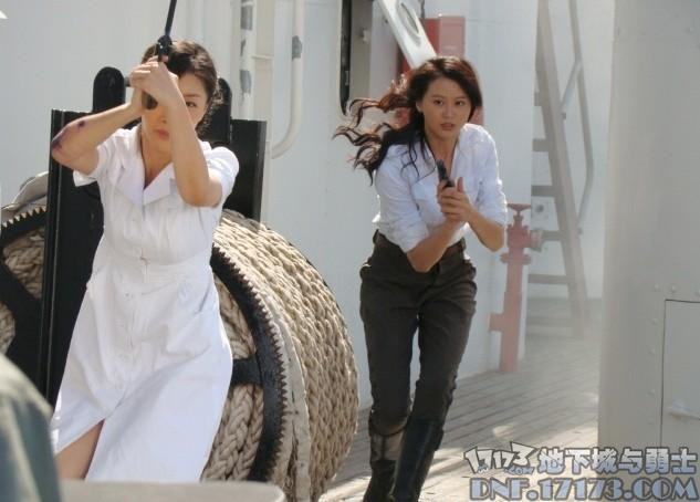 Đới Phi Phi trong phim “Raise your hand up 2”.