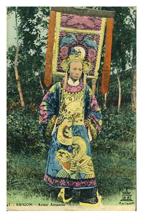 Diễn viên Hồ Quảng trong đoàn ca kịch của người Hoa tại Sài Gòn.