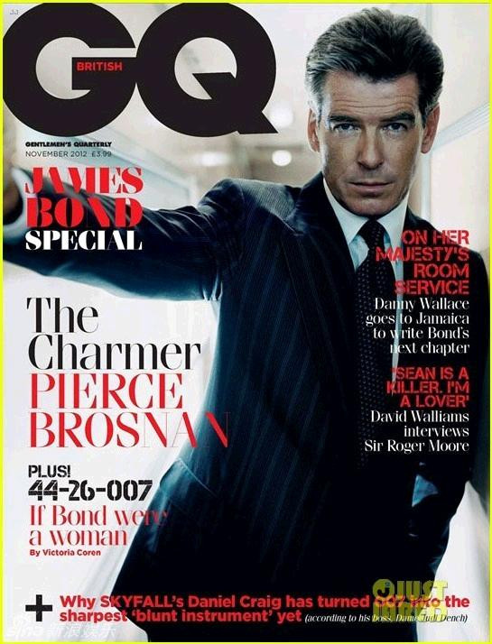 Nam tài tử Pierce Brosnan từng đóng trong 4 phim James Bond từ các năm 1995 – 2002. James Bond của Brosnan là sự kết hợp của Dalton và Moore. Vì vậy mà vai diễn có sự lạnh lùng, mạnh mẽ nhưng vẫn rất dí dỏm, đáng yêu. Pierce Brosnan được coi là một trong những James Bond hay nhất của mọi thời đại.Tên tuổi của ông gắn liền với hình ảnh của điệp viên 007 trong suốt 12 năm. Nam tài tử Pierce Brosnan từng đóng trong 4 phim James Bond từ các năm 1995 – 2002. James Bond của Brosnan là sự kết hợp của Dalton và Moore. Vì vậy mà vai diễn có sự lạnh lùng, mạnh mẽ nhưng vẫn rất dí dỏm, đáng yêu. Pierce Brosnan được coi là một trong những James Bond hay nhất của mọi thời đại.Tên tuổi của ông gắn liền với hình ảnh của điệp viên 007 trong suốt 12 năm.