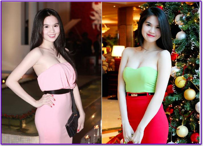 Vòng 1 trắng ngần mướt mắt của Ngọc Trinh khiến ta không thể rời mắt nhìn Vòng 1 trắng ngần mướt mắt của Ngọc Trinh khiến ta không thể rời mắt nhìn